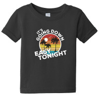 It's Going Down Easy Tonight Country Music Lyrics Baby Tee | Artistshot