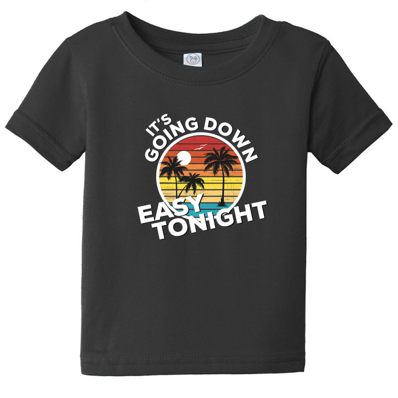 It's Going Down Easy Tonight Country Music Lyrics Baby Tee by asongurules3 | Artistshot