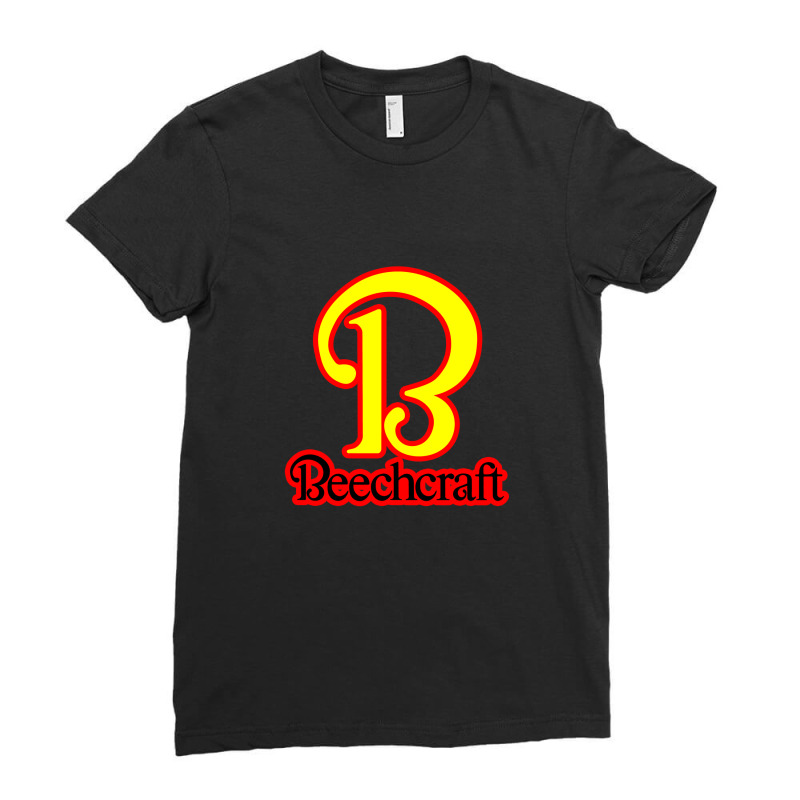 Beechcraft Aircraft Aviation Ladies Fitted T-Shirt by setyor855 | Artistshot