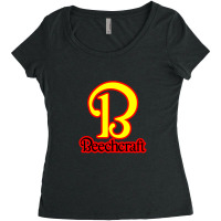 Beechcraft Aircraft Aviation Women's Triblend Scoop T-shirt | Artistshot