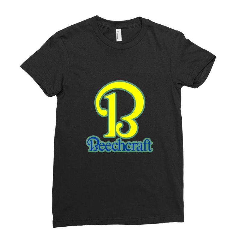 Beechcraft Aircraft Aviation Ladies Fitted T-Shirt by setyor855 | Artistshot