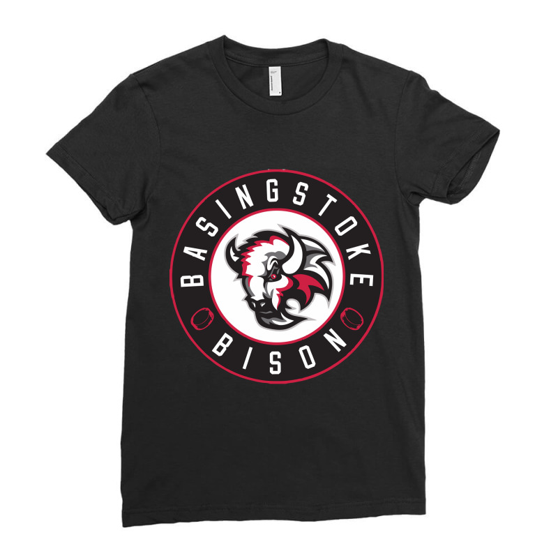 The-basingstoke-bison Ladies Fitted T-Shirt by Fatiha Zakiya | Artistshot