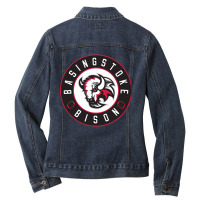 The-basingstoke-bison Ladies Denim Jacket | Artistshot