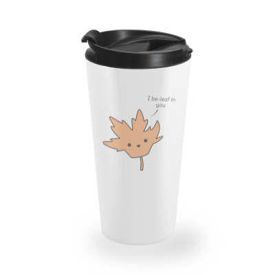 Leaf Pun Travel Mug Designed By Baron