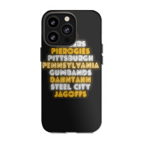 Pittsburgh 412 Jagoffs Yinzers Steel City Funny Retro Iphone 13 Pro Case | Artistshot