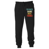 I'm Nate Doing Nate Things Funny Vintage First Name Unisex Jogger | Artistshot