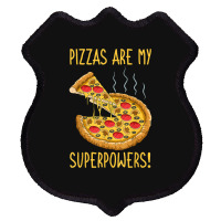 Pizza Superpower Slice Crust Neapolitan Pizzaiolo Pizzeria Shield Patch | Artistshot