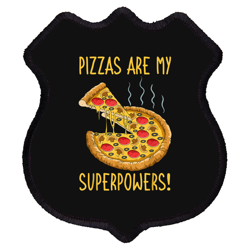 Pizza Superpower Slice Crust Neapolitan Pizzaiolo Pizzeria Shield Patch | Artistshot