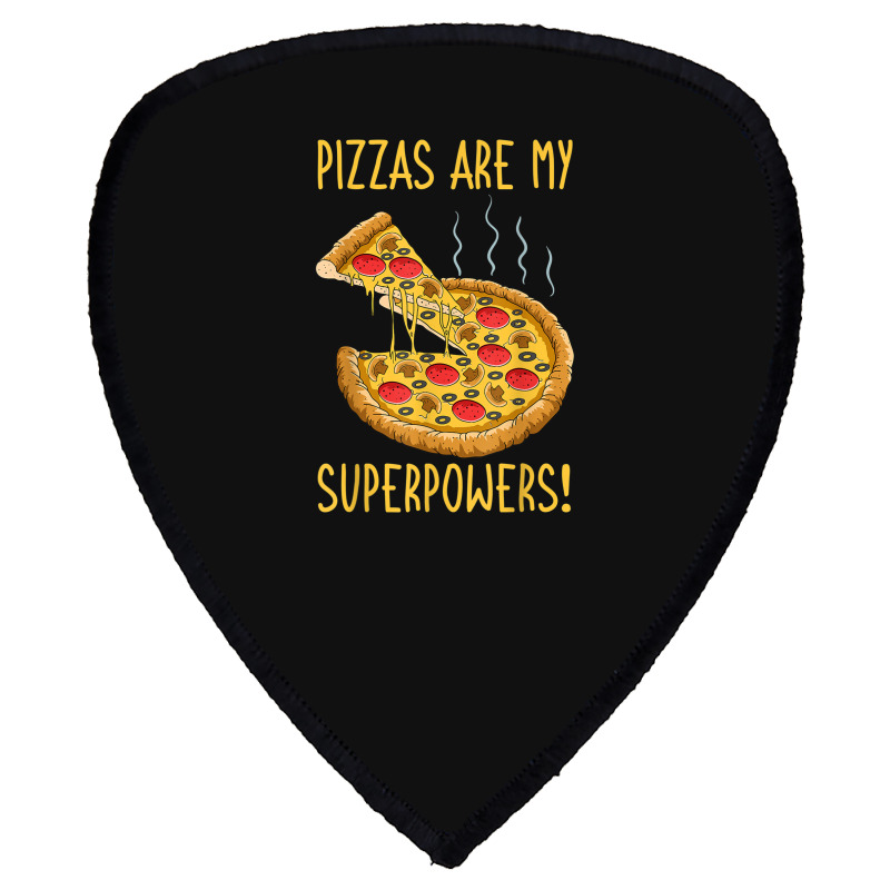 Pizza Superpower Slice Crust Neapolitan Pizzaiolo Pizzeria Shield S Patch | Artistshot