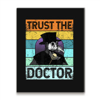 Plague Doctor Outfit Costume For Men Women Kids Metal Print Vertical | Artistshot