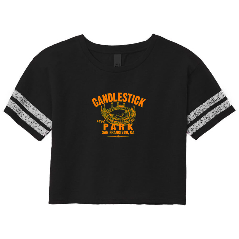 Candlestick Park Baseball San Francisco Scorecard Crop Tee by AngelaHelton | Artistshot