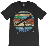 Planets Of Solar System Telescope Astronomy Science Fan T-shirt | Artistshot