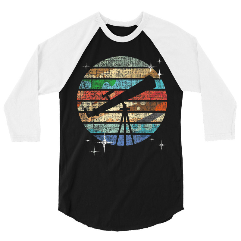 Planets Of Solar System Telescope Astronomy Science Fan 3/4 Sleeve Shirt | Artistshot