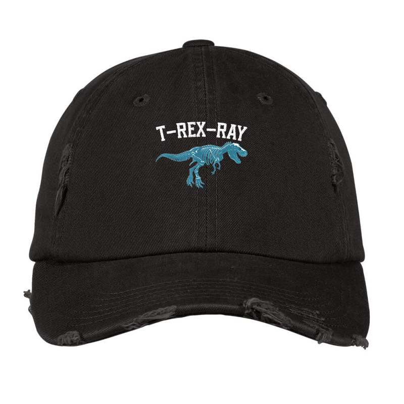 T Rex Ray Radiologist Radiologic Technologist Radiology Dino Vintage Cap by ROBERTCHESTERTAFT | Artistshot