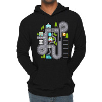 Play Cars On Daddy's Back Gift For Dad Kids Lightweight Hoodie | Artistshot