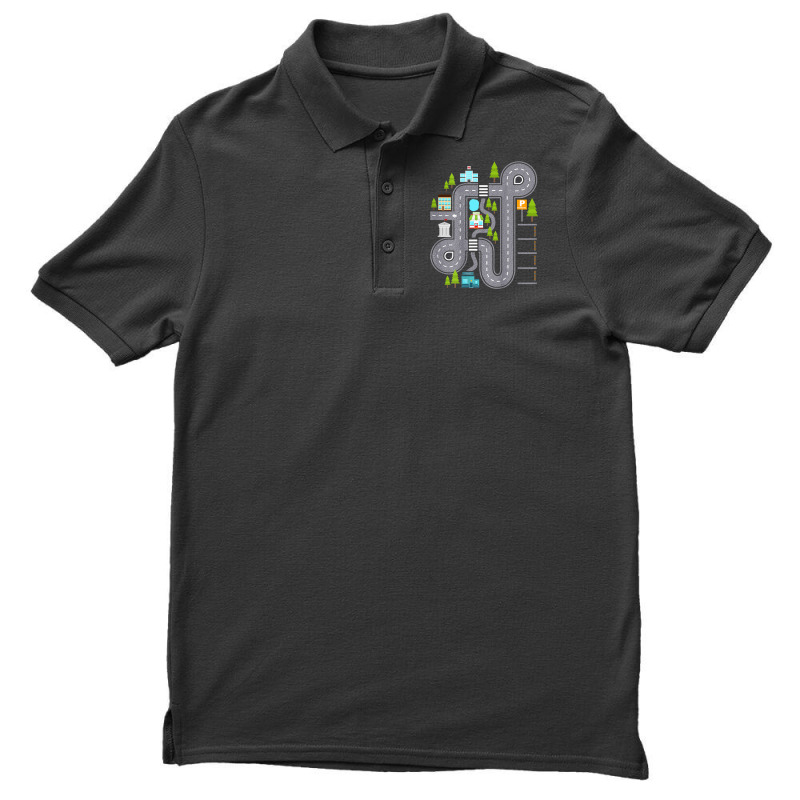 Play Cars On Daddy's Back Gift For Dad Kids Men's Polo Shirt | Artistshot