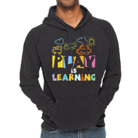 Play Is Learning Design T Designs For Teachers Preschool Vintage Hoodie | Artistshot