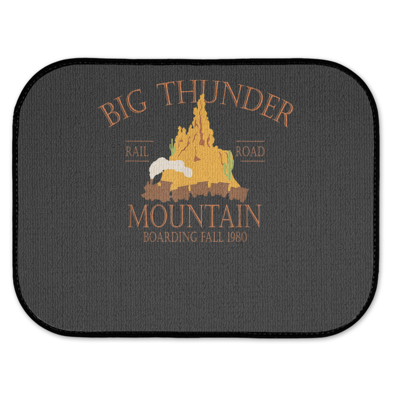 Vintage Camping Lover Big Thunder Mountain Camping Life Rear Car Mat | Artistshot