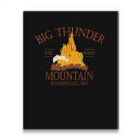 Vintage Camping Lover Big Thunder Mountain Camping Life Metal Print Vertical | Artistshot