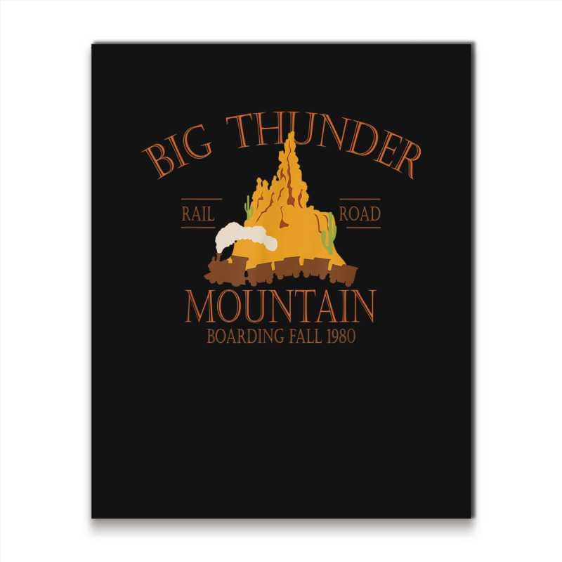 Vintage Camping Lover Big Thunder Mountain Camping Life Metal Print Vertical | Artistshot