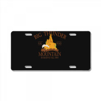 Vintage Camping Lover Big Thunder Mountain Camping Life License Plate | Artistshot