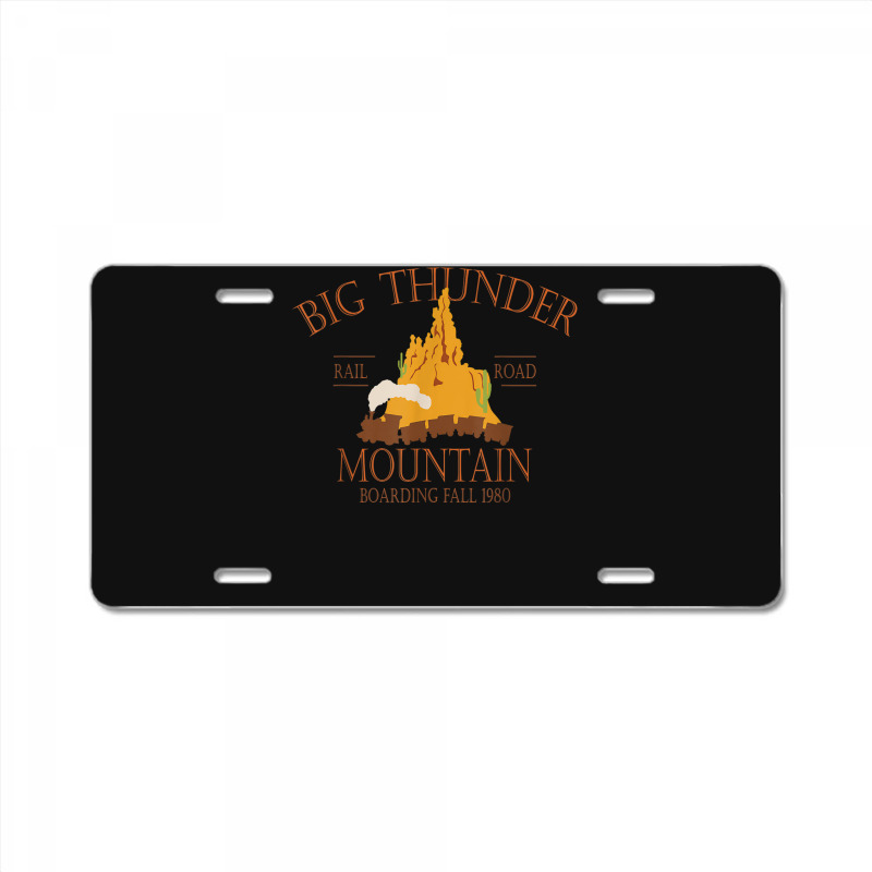 Vintage Camping Lover Big Thunder Mountain Camping Life License Plate | Artistshot