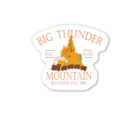 Vintage Camping Lover Big Thunder Mountain Camping Life Sticker | Artistshot