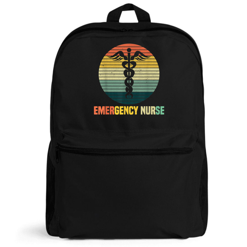 Retro Emergency Room Nurse Er Nursing Backpack | Artistshot