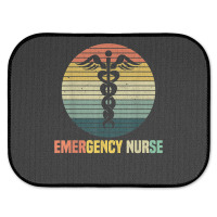 Retro Emergency Room Nurse Er Nursing Rear Car Mat | Artistshot