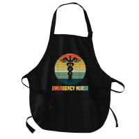 Retro Emergency Room Nurse Er Nursing Medium-length Apron | Artistshot