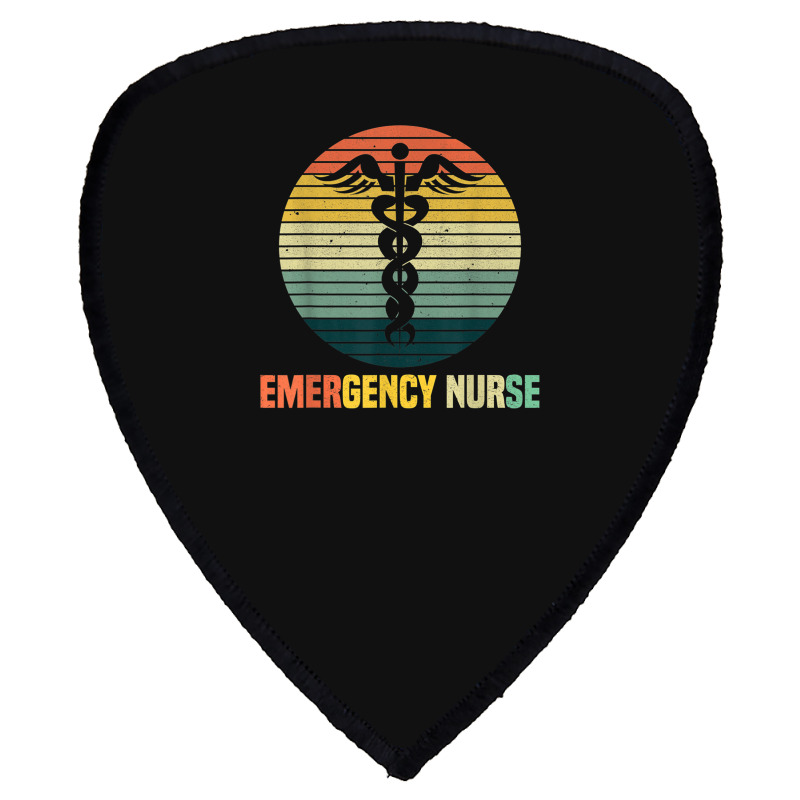 Retro Emergency Room Nurse Er Nursing Shield S Patch | Artistshot