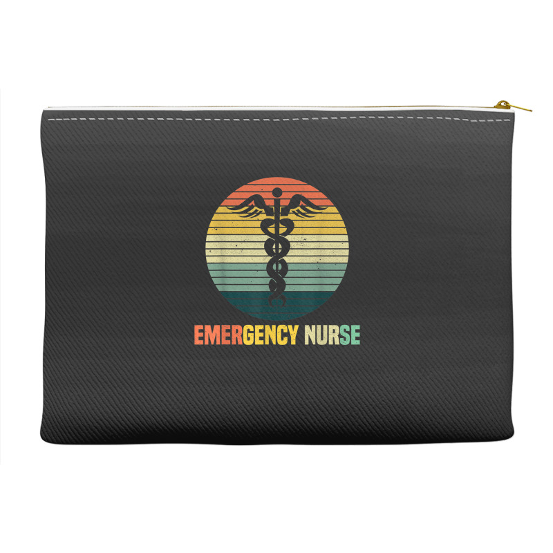 Retro Emergency Room Nurse Er Nursing Accessory Pouches | Artistshot