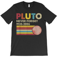 Pluto Never Forget 1930 2006 Vintage Funny Lover Gift T-shirt | Artistshot