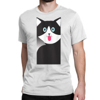 Cat Sticking Out Tongue Cute Kitten Tank Top Classic T-shirt | Artistshot