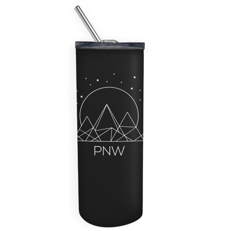 Pnw Pacific Northwest Mountains Hiking Outdoor Nature Skinny Tumbler | Artistshot