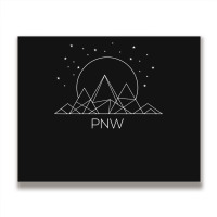 Pnw Pacific Northwest Mountains Hiking Outdoor Nature Metal Print Horizontal | Artistshot