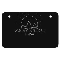 Pnw Pacific Northwest Mountains Hiking Outdoor Nature Atv License Plate | Artistshot