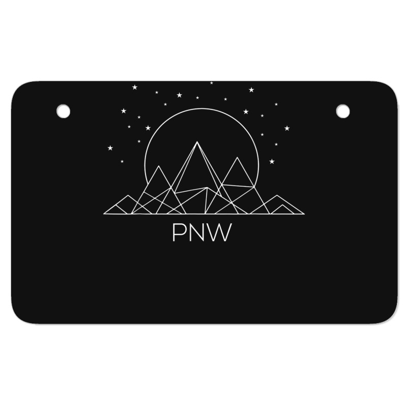 Pnw Pacific Northwest Mountains Hiking Outdoor Nature Atv License Plate | Artistshot