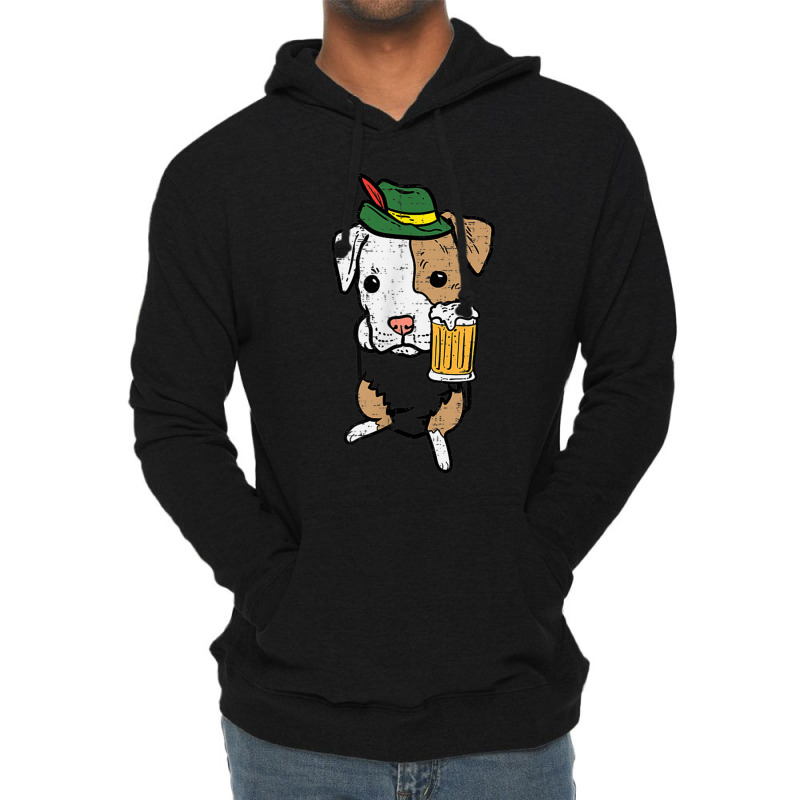 Pocket German Pitbull Oktoberfest Bavarian Pittie Dog Pit Lightweight Hoodie | Artistshot