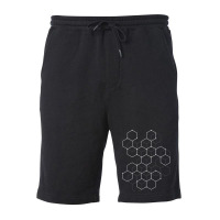 Hexagon Pattern Mathematics Science Graphic Design Light Fleece Short | Artistshot