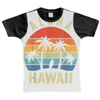 Aloha Hawaii Hawaiian Island Shirt Palm Beach Surfboard Surf Graphic Youth T-shirt | Artistshot