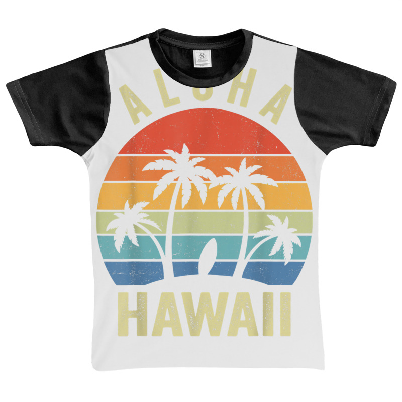 Aloha Hawaii Hawaiian Island Shirt Palm Beach Surfboard Surf Graphic Youth T-shirt by AndrewRobertHenzel | Artistshot