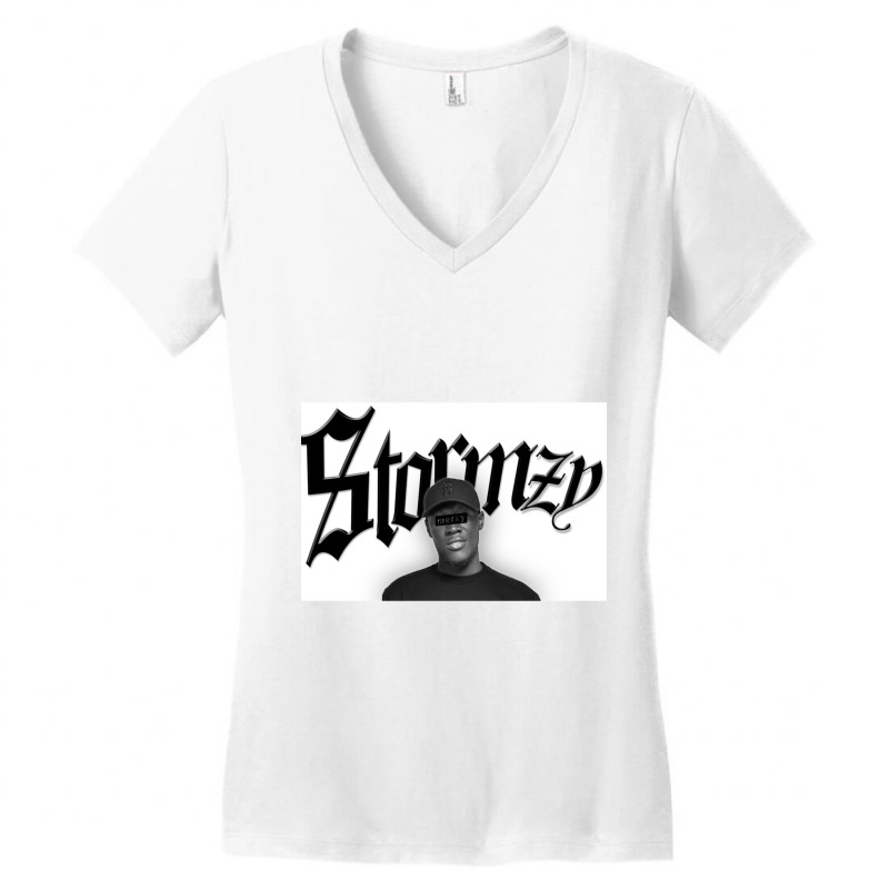 Stormzy Poster Women's V-Neck T-Shirt by GREGUFFMAN | Artistshot