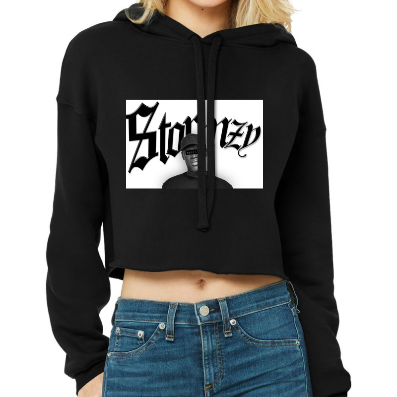 Stormzy Poster Cropped Hoodie by GREGUFFMAN | Artistshot