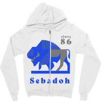 Sebadoh  Vintage Buffalo Graphic, Since 86. Original Graphic Design Fo Zipper Hoodie | Artistshot