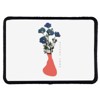 Silver Jews  Blue Arrangements Rectangle Patch | Artistshot