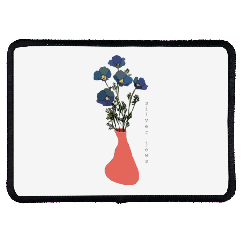 Silver Jews  Blue Arrangements Rectangle Patch | Artistshot