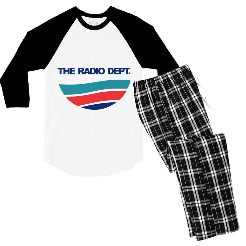 The Radio Dept Waves Men's 3/4 Sleeve Pajama Set | Artistshot