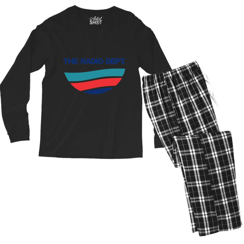 The Radio Dept Waves Men's Long Sleeve Pajama Set | Artistshot