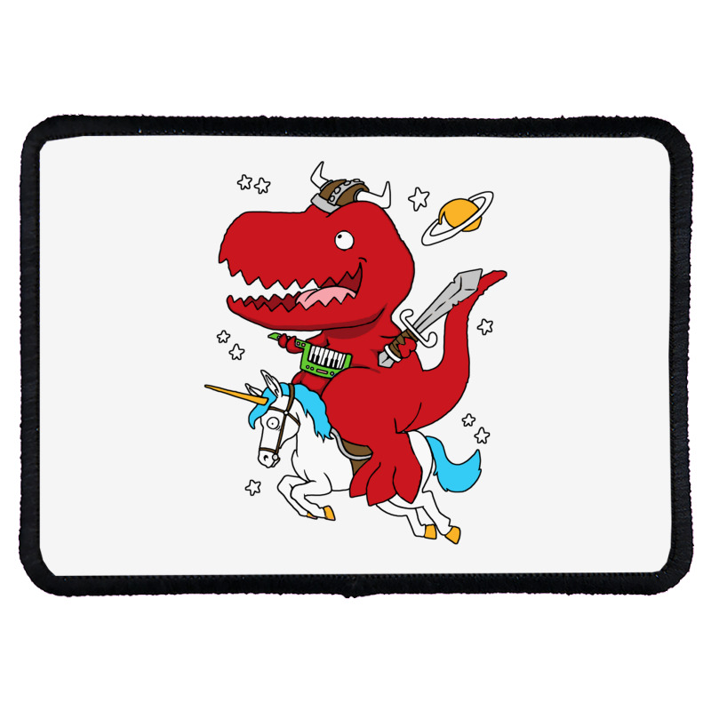 Dino Fantasy Rectangle Patch | Artistshot